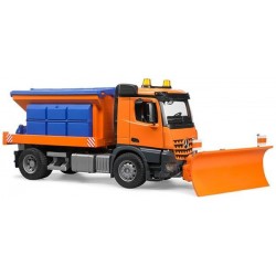 Sypač Mercedes Benz Arocs pro zimní údržbu silnic 03685 BRUDER