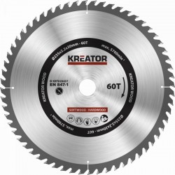 KRT020437 Pilový kotouč na dřevo 235mm 60T KREATOR